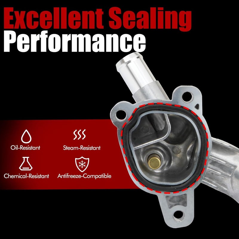 MITZONE Upgraded Aluminum Coolant Housing Water Outlet - Image 5