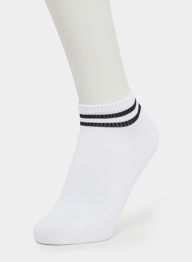 Styli Pack of 2 - Striped Cuff Socks - Image 4