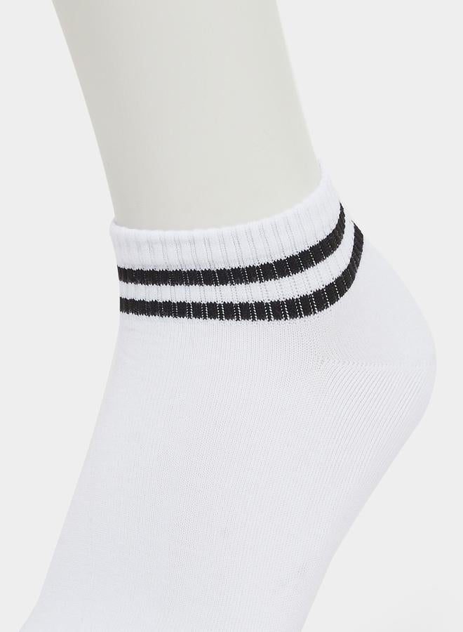 Styli Pack of 2 - Striped Cuff Socks - Image 5