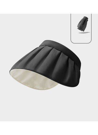 Black Women's Summer Shell Hat Sun Hat Anti-UV Wide Brim Summer Beach Hat Women's Foldable Hat Ideal for Casual Daily Wear or Outdoor Cycling - pzsku/Z7D3DDDB9F17153492D3CZ/45/_/1714829209/c3666277-e3b1-454f-9a74-110007819a05