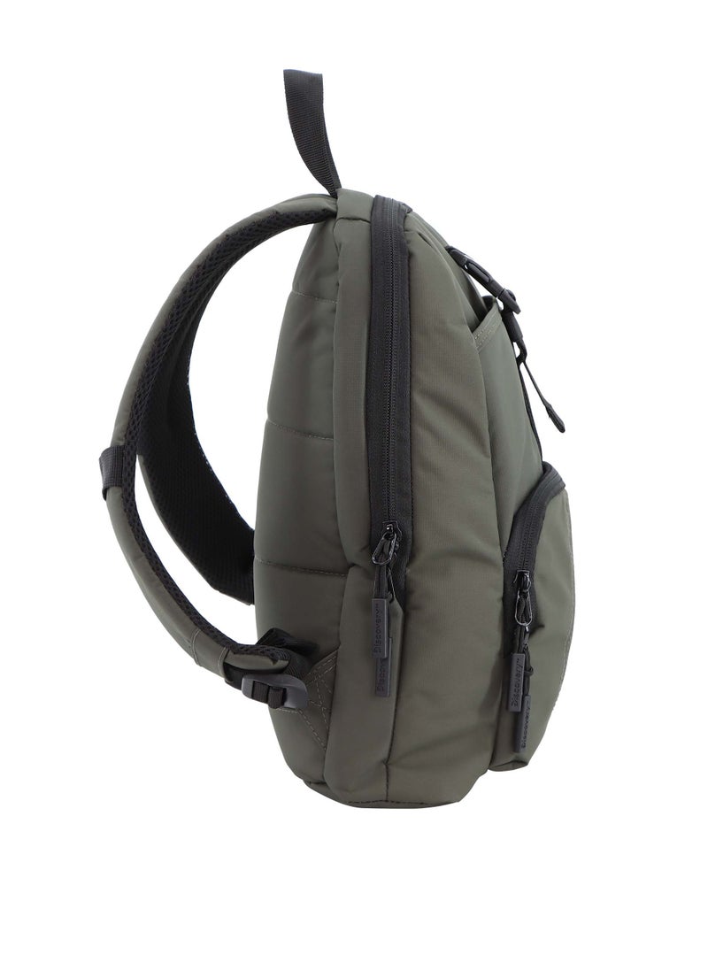 Discovery SHIELD RPET Polyester Urban Backpack Khaki, Durable Water Resistant Causal Daypack With Padded RFID Pocket, Outdoor Travel Business Bag For Men And Women. - pzsku/Z7D3DDE94758C1F184931Z/45/_/1721987857/41f5365b-07ba-445e-8b91-c3463605d8fc