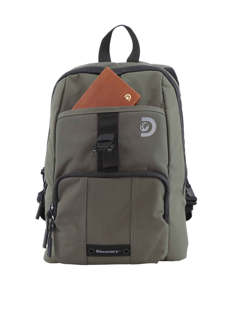 Discovery SHIELD RPET Polyester Urban Backpack Khaki, Durable Water Resistant Causal Daypack With Padded RFID Pocket, Outdoor Travel Business Bag For Men And Women. - pzsku/Z7D3DDE94758C1F184931Z/45/_/1721988060/96537000-fe7d-4f19-ae89-052616900e09