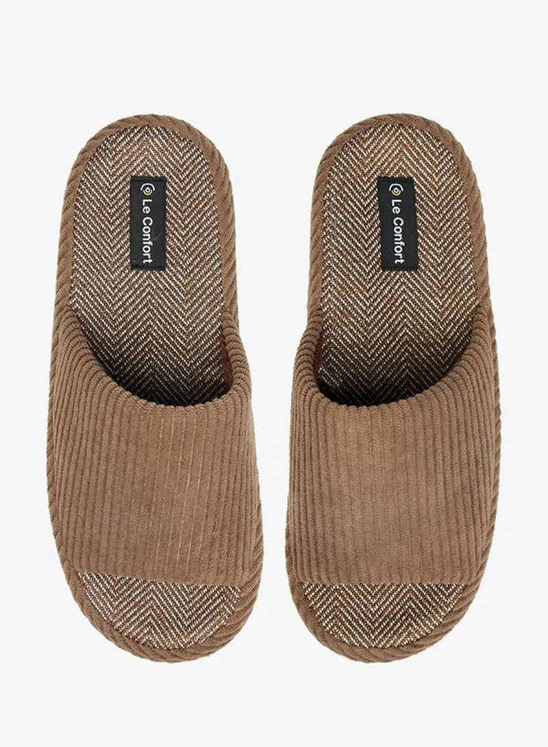 لو كونفورت شباشب رجالية مفتوحة من الأمام لغرفة النوم