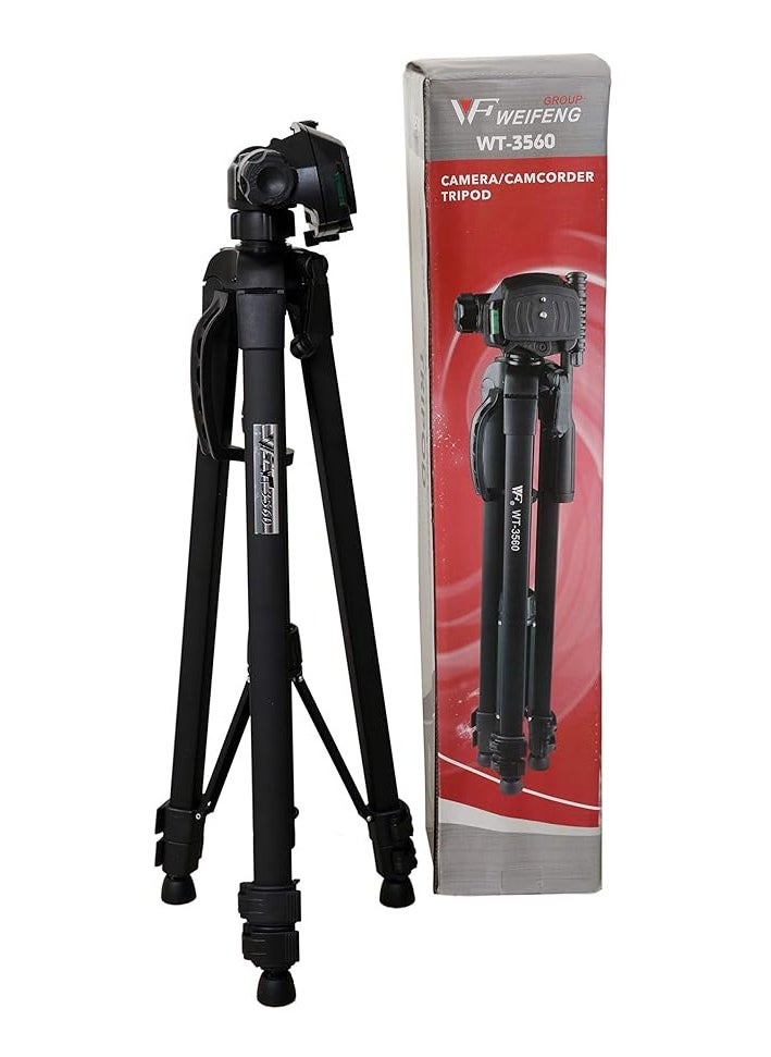 ويفينغ - حامل كاميرا ثلاثي القوائم، WT3560 أسود - Image 1