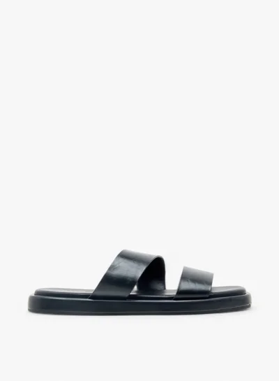 سيليست صنادل نسائية مسطحة سهلة الارتداء بلون سادة