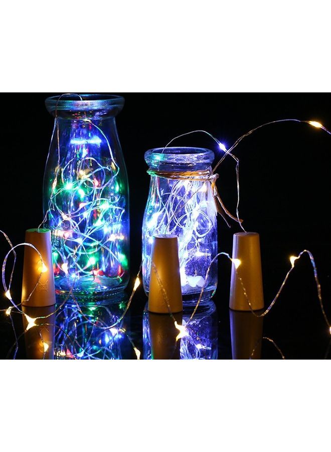 NIBEMINENT Pack Of 12 15-LEDs Copper Wired Fairy Light String Set Multicolour - Image 4