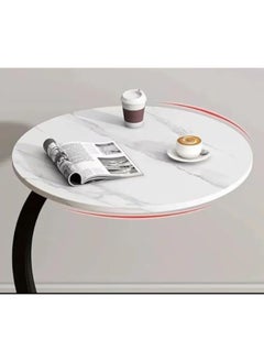 Generic suparr Light Luxury Side Table, C Shaped End Table for Couch, Sofa and Bed, Small Desktop C Table for Living Room, Bedroom  - Image 3