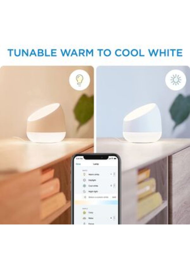 ويز مصباح طاولة LED محمول WiZ Connected Squire، يدعم الواي فاي، 16 مليون لون - Image 3