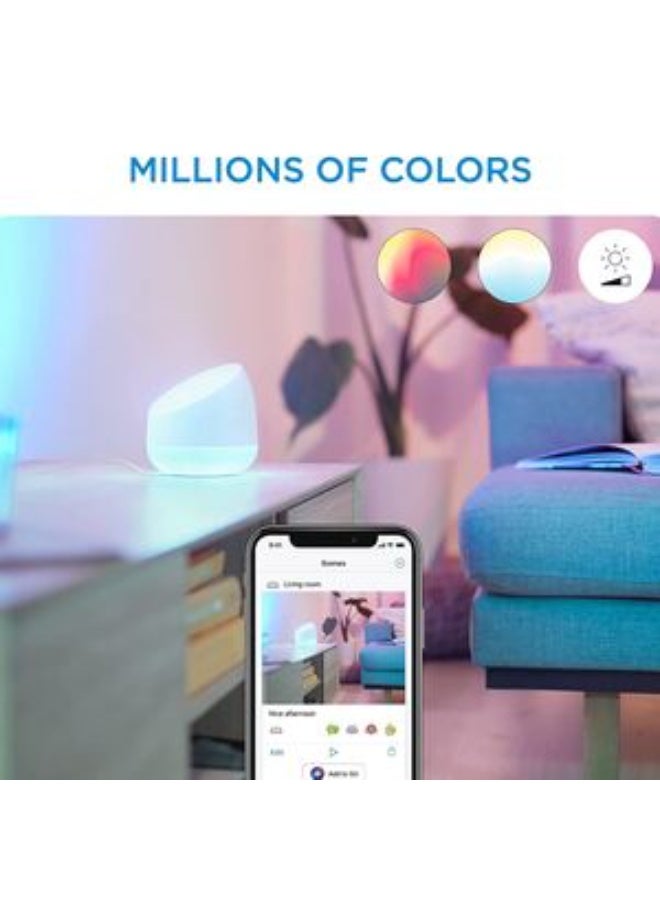ويز مصباح طاولة LED محمول WiZ Connected Squire، يدعم الواي فاي، 16 مليون لون - Image 5
