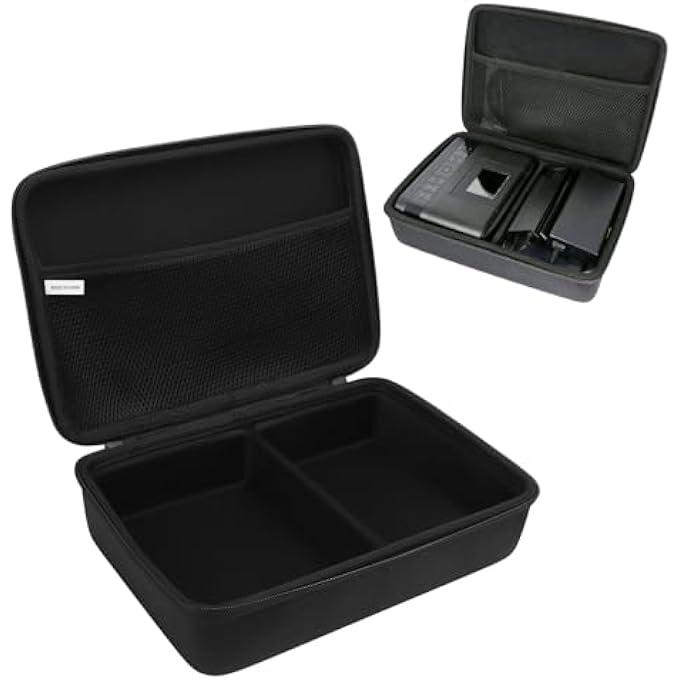 HARD TRAVEL CASE FOR SELPHY CP1500 CP1300 CP1200 WIRELESS COMPACT COLOR PHOTO PRINTER, WATERPROOF SHOCKPROOF STORAGE CASE FOR OUTDOOR AND TRAVEL, PORTABLE EVA HARD CASE FOR SELPHY - Image 1