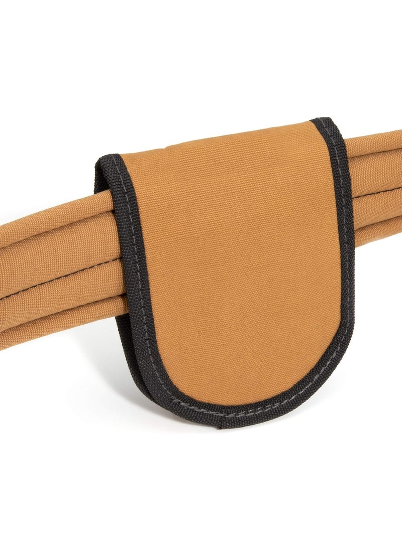 Dickies Dickies 2Compartment Hammer Holder for Tool and Work Belts Durable Canvas Includes Tool Loop and Pocket Fits up to 45inch Belts TanGrey  - Image 3