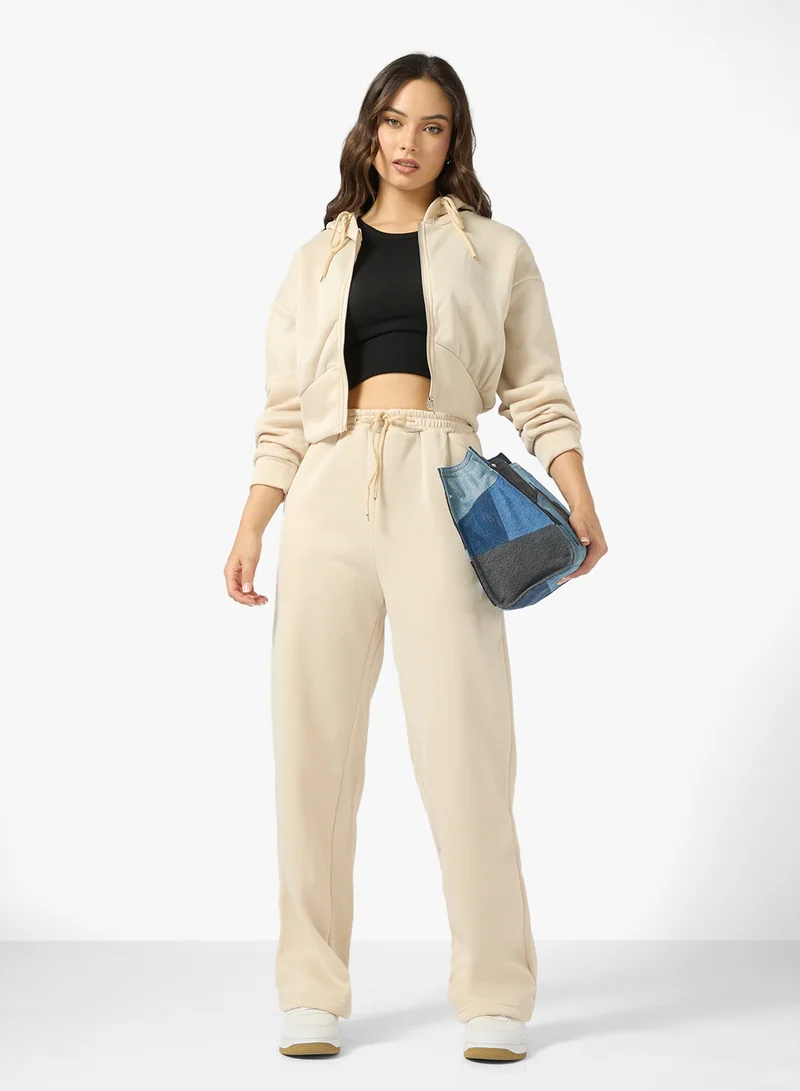 Ginger Hooded Zip Up Fleece Tracksuit