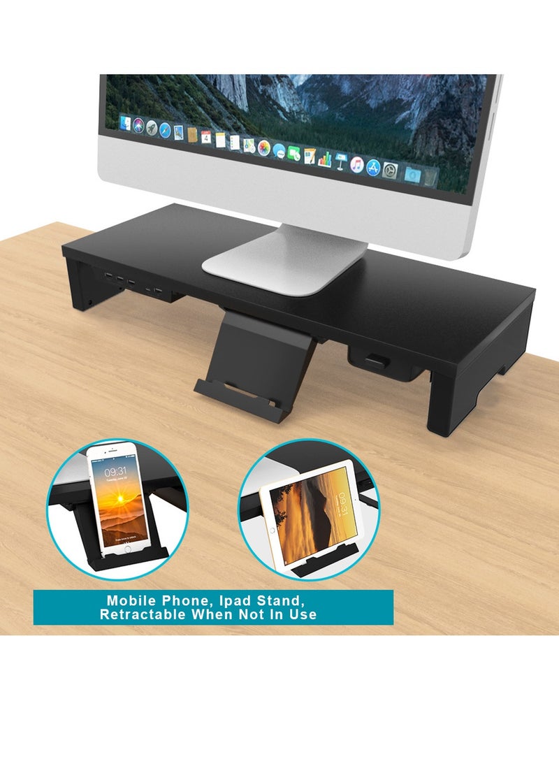 فلاشهوك - حامل شاشة مع موزع USB 3.0 وشحن من النوع C - Image 1