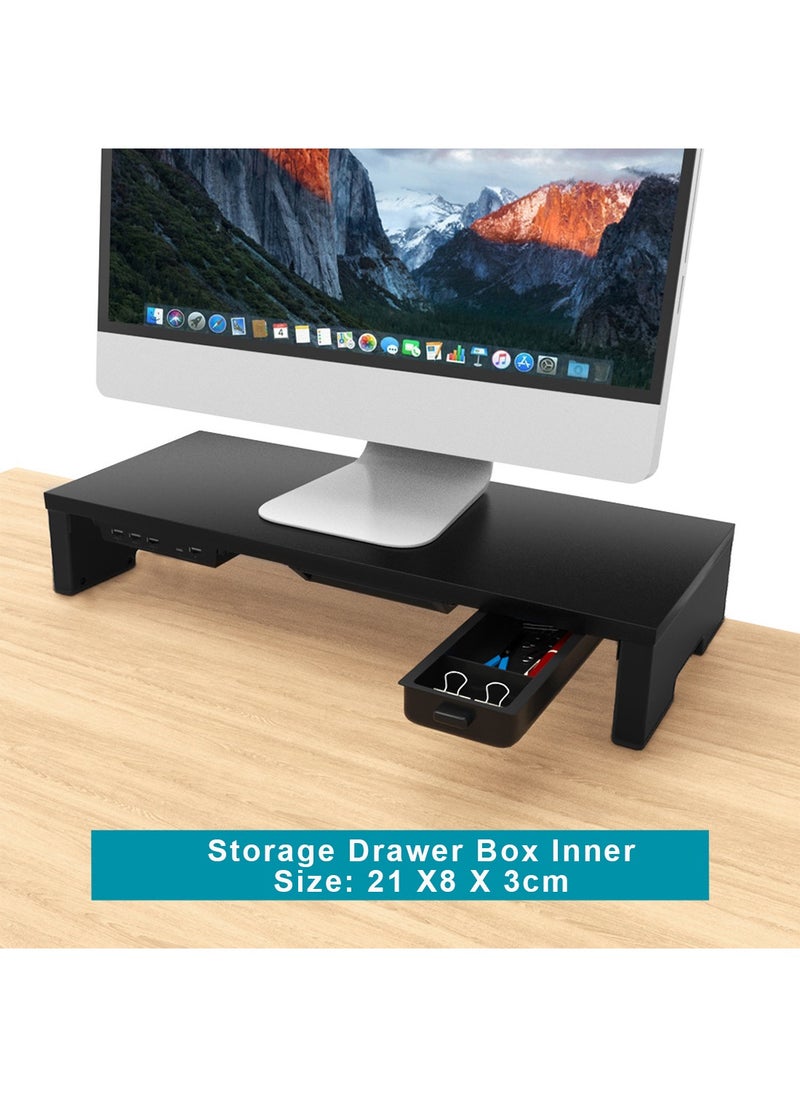 فلاشهوك - حامل شاشة مع موزع USB 3.0 وشحن من النوع C - Image 1