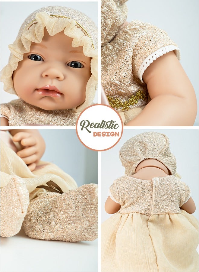 Baybee Realistic Reborn Baby Dolls Lifelike Washable Newborn Silicone Toy Doll Sleeping Toy Real Baby Doll Soft Body Gift Set Kids Girls Boy Toys - Image 4