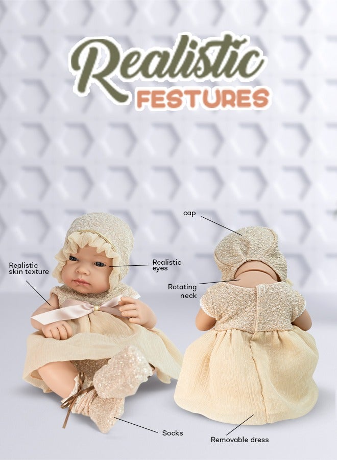 Baybee Realistic Reborn Baby Dolls Lifelike Washable Newborn Silicone Toy Doll Sleeping Toy Real Baby Doll Soft Body Gift Set Kids Girls Boy Toys - Image 5