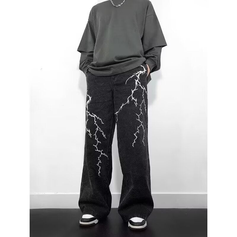 Unisex Casual Daily Denim Jeans - Image 2