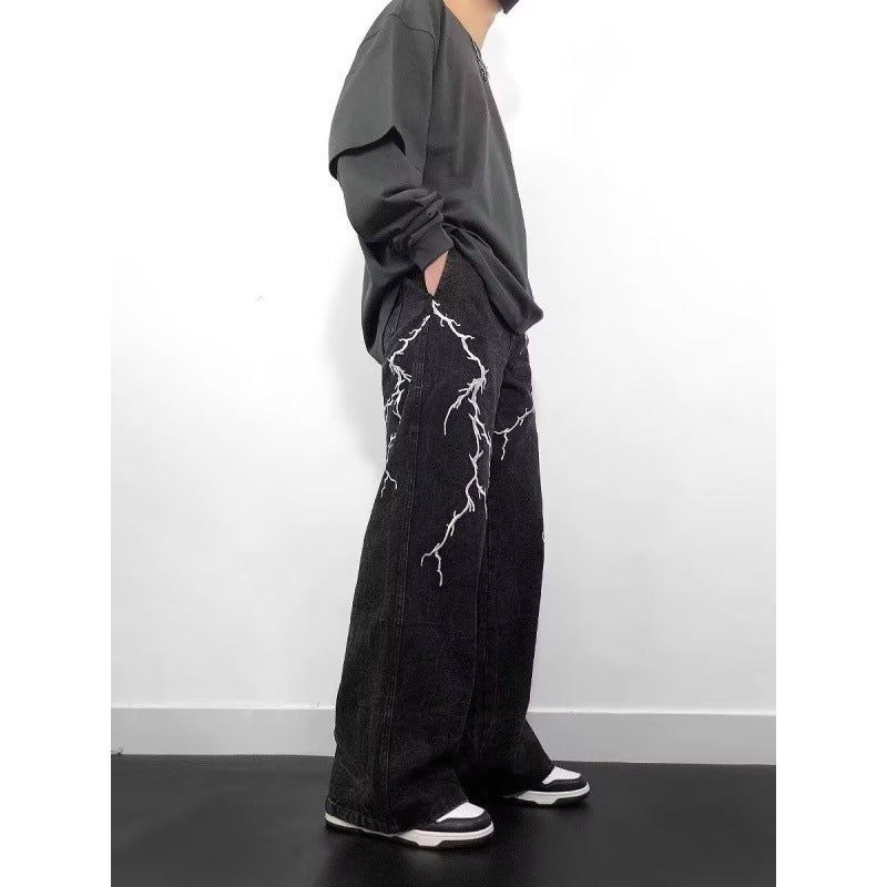 Unisex Casual Daily Denim Jeans - Image 5