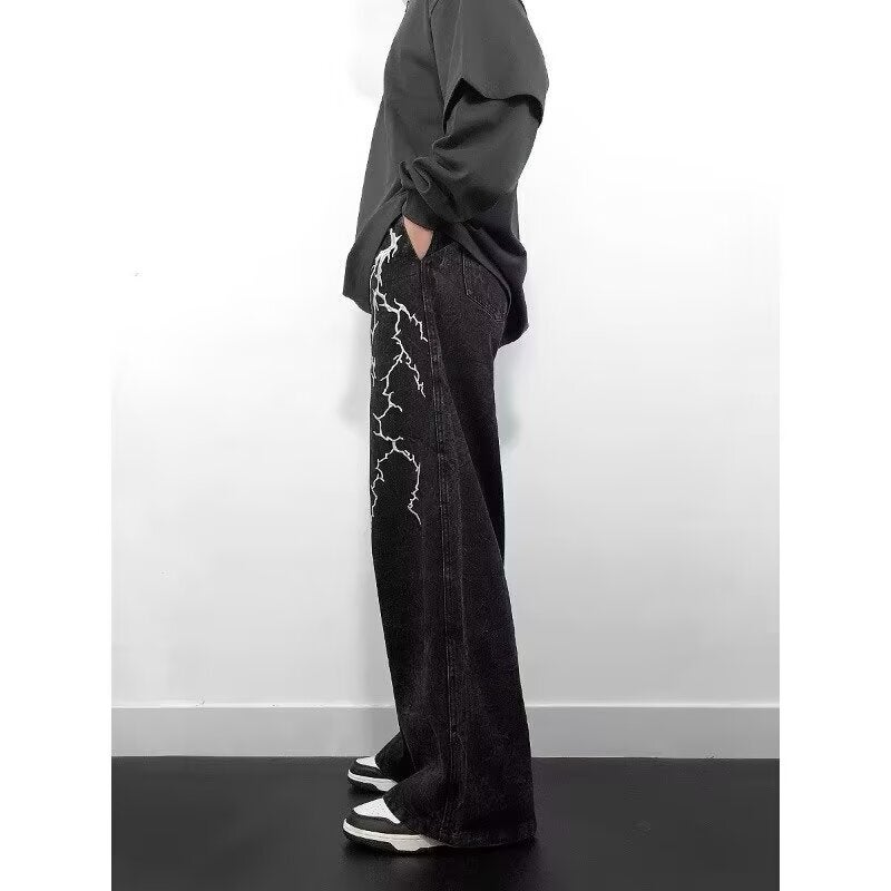 Unisex Casual Daily Denim Jeans - Image 1