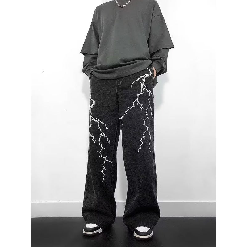 Unisex Casual Daily Denim Jeans - Image 3