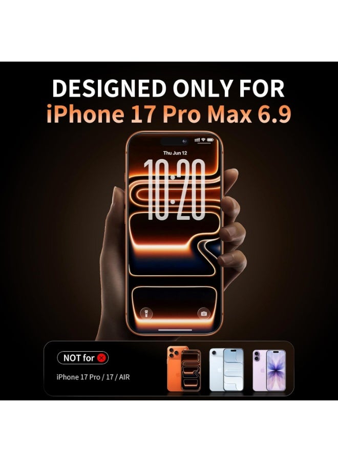 REMAX 2-Pack iPhone 17 Pro Max Screen Protector ，With Ultra HD Clear， With Auto Alignment Kit，Scratch Resistant, Easy Installation, Anti-Fingerprint, Bubble Free Glass Film - Image 2