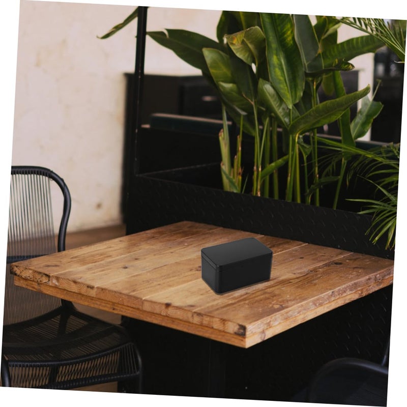 Random Color Portable Tea Storage Container Tin Box With Lid Home Decor Organizer - Image 5