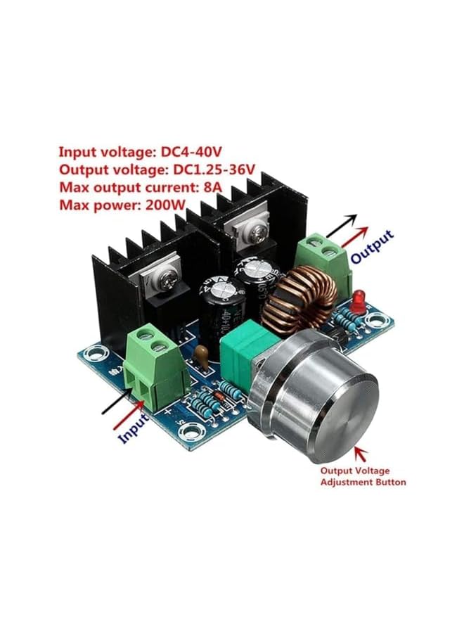 promass XL4016E1 DC 4-40V to DC 1.25-36V 8A Buck Converter Voltage Regulator 36V 24V 12V to 5V High Power Efficiency Step Down Converter Power Supply - Image 5