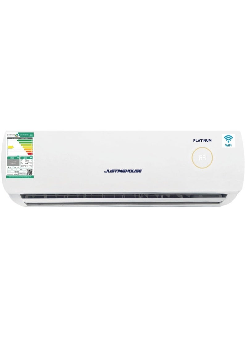 JUSTINGHOUSE Wi-Fi Split Air Conditioner - Hot & Cold - 12,100 BTU - Model JHSP-12HC - Image 1