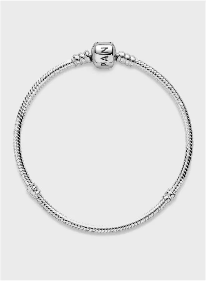 Pandora  Moments Heart & Snake Chain Bracelet for Women | Best Price UAE