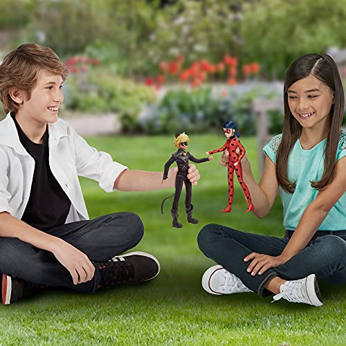 Miraculous Ladybug Mission Accomplished Ladybug & Cat Noir 2-Pack Dolls by Playmates Toys - Image 5