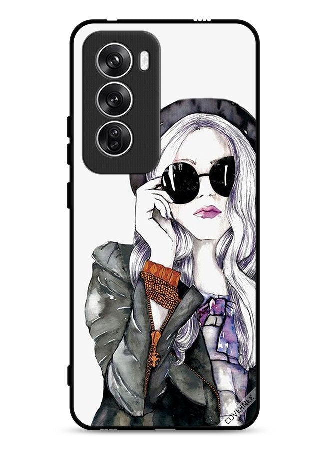 Covernex Oppo Reno12 5G Protective Case Cover Stylish Cute Girl  - Image 1