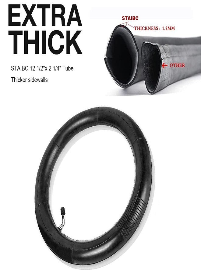 StaiBC 1-Pack 12.5" Scooter Inner Tube 12 1/2 x 2 1/4 Angled Valve Stem 12.5" x 2.25" Tube Compatible with 12.5X1.75 12.5 X 1.95 12.5 X 2.125 12.5 x 2.25 Most Bike and Scooter Tire Tube - Image 5