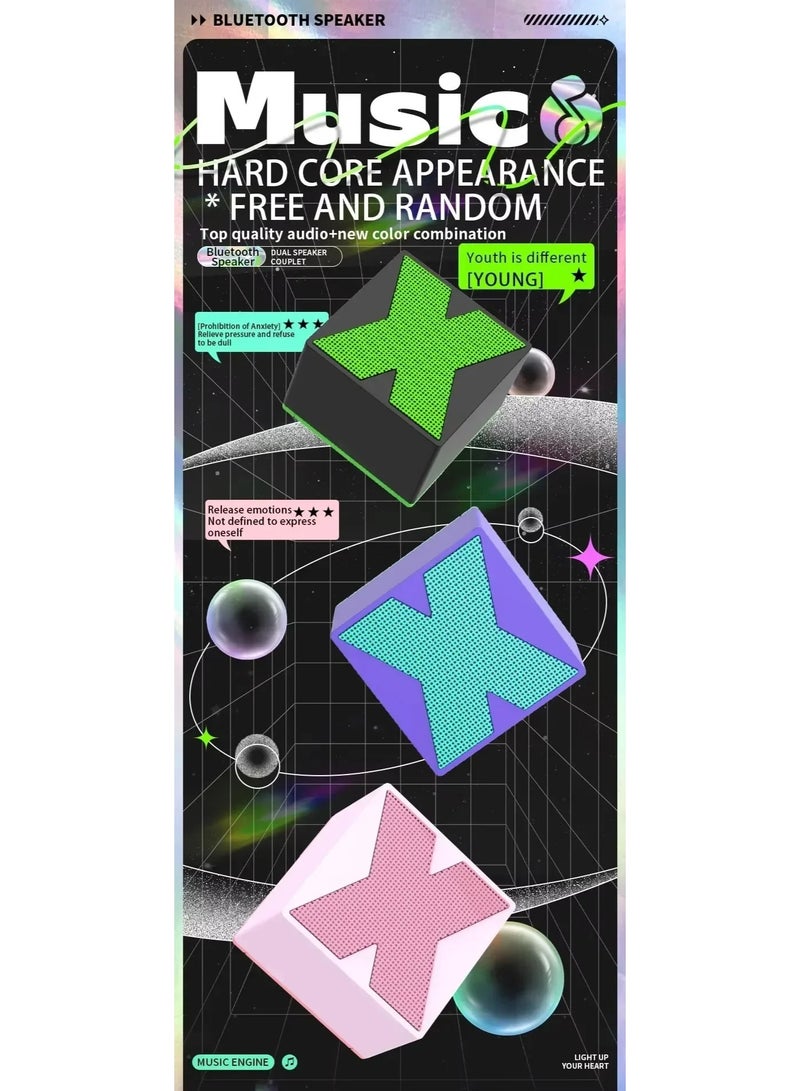 Wireless Speaker Gaming Speaker X1 Multi function Party smart Speaker Outdoor TWS Small Music Player mini portable - Image 3