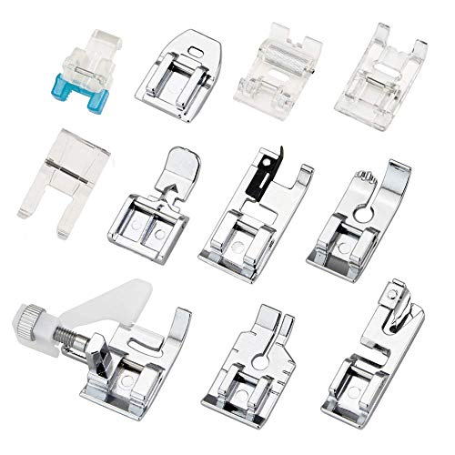 SZBZ 11Pcs Presser Feet, Sewing Machine Kit Household DIY Spare Parts Accessories for Sewing Machine Brother Singer Janome Toyota - Image 1