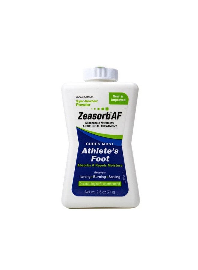 Zeasorb مسحوق زيسورب المضاد للفطريات لعلاج قدم الرياضيين 2.5 أونصة من زيسورب - Image 1