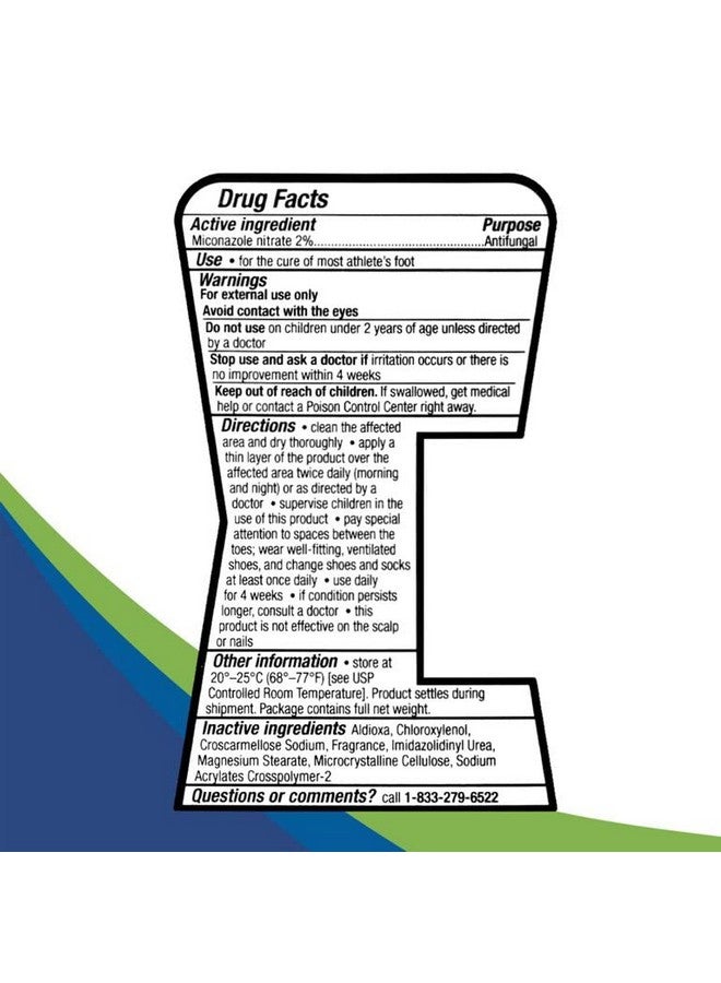 Zeasorb مسحوق زيسورب المضاد للفطريات لعلاج قدم الرياضيين 2.5 أونصة من زيسورب - Image 3