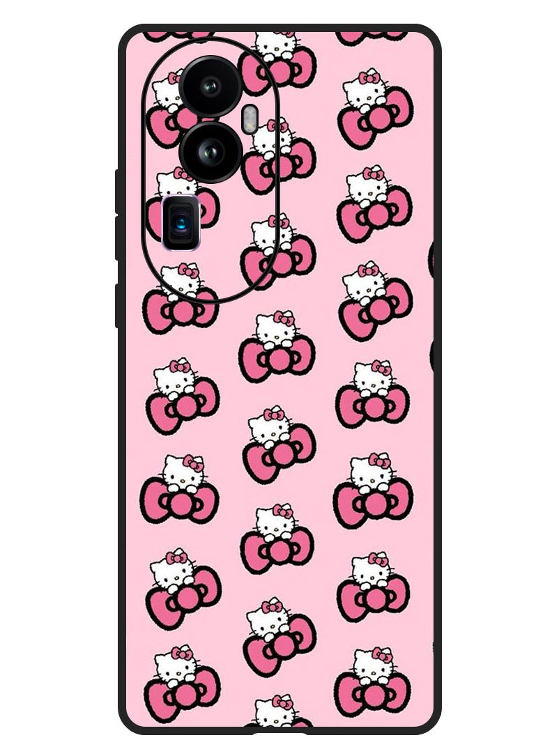 Theodor Protective Case Anti Scratch Shock Proof Bumper Cover For Oppo Reno 10 Pro Plus Hello Kitty (2)  - Image 1