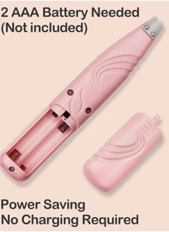 Bukela Dog & Cat Paw Trimmer, Cordless Electric Small Pet Grooming Clippers Hair Trimmer for Dogs Cats, Low Noise for Trimming Pet's Hair Around Paws, Eyes, Ears, Face, Rump (Pink)  - Image 5