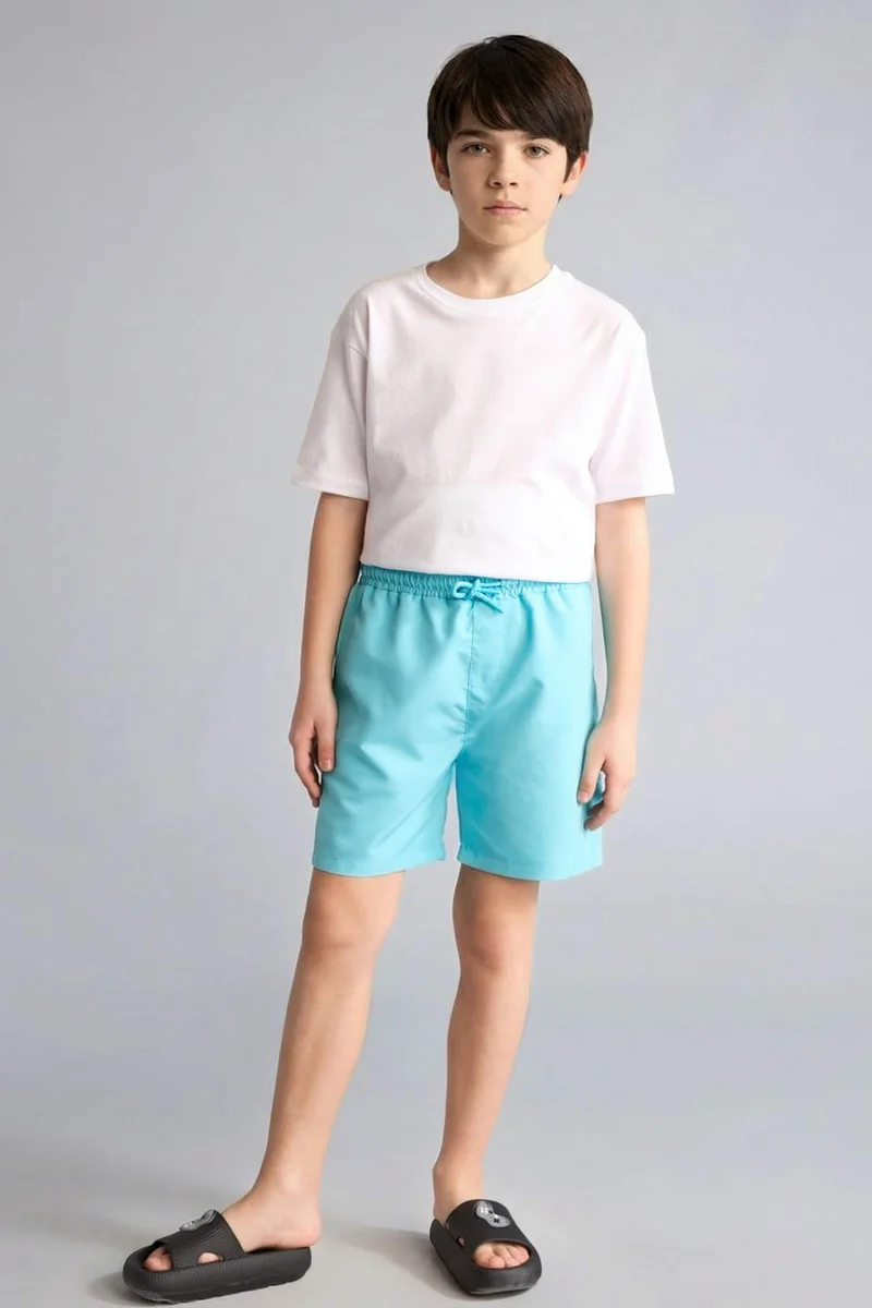 ديفاكتو Boy Regular Fit Basic Swim Shorts