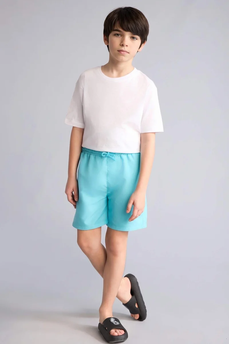 ديفاكتو Boy Regular Fit Basic Swim Shorts