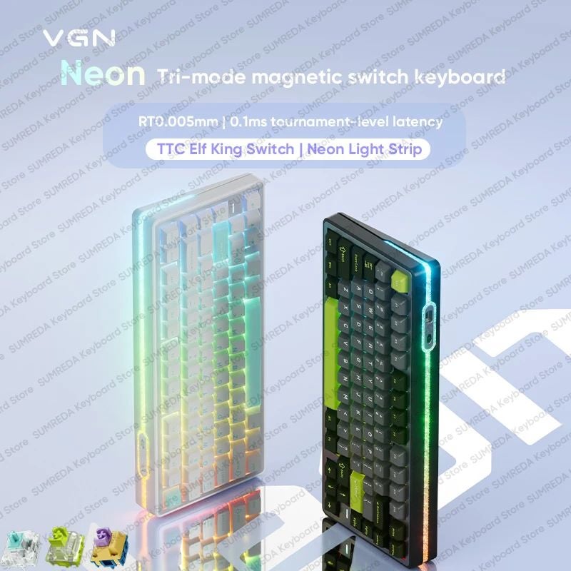 ز ن V  لوحة مفاتيح VGN Neon - Image 2