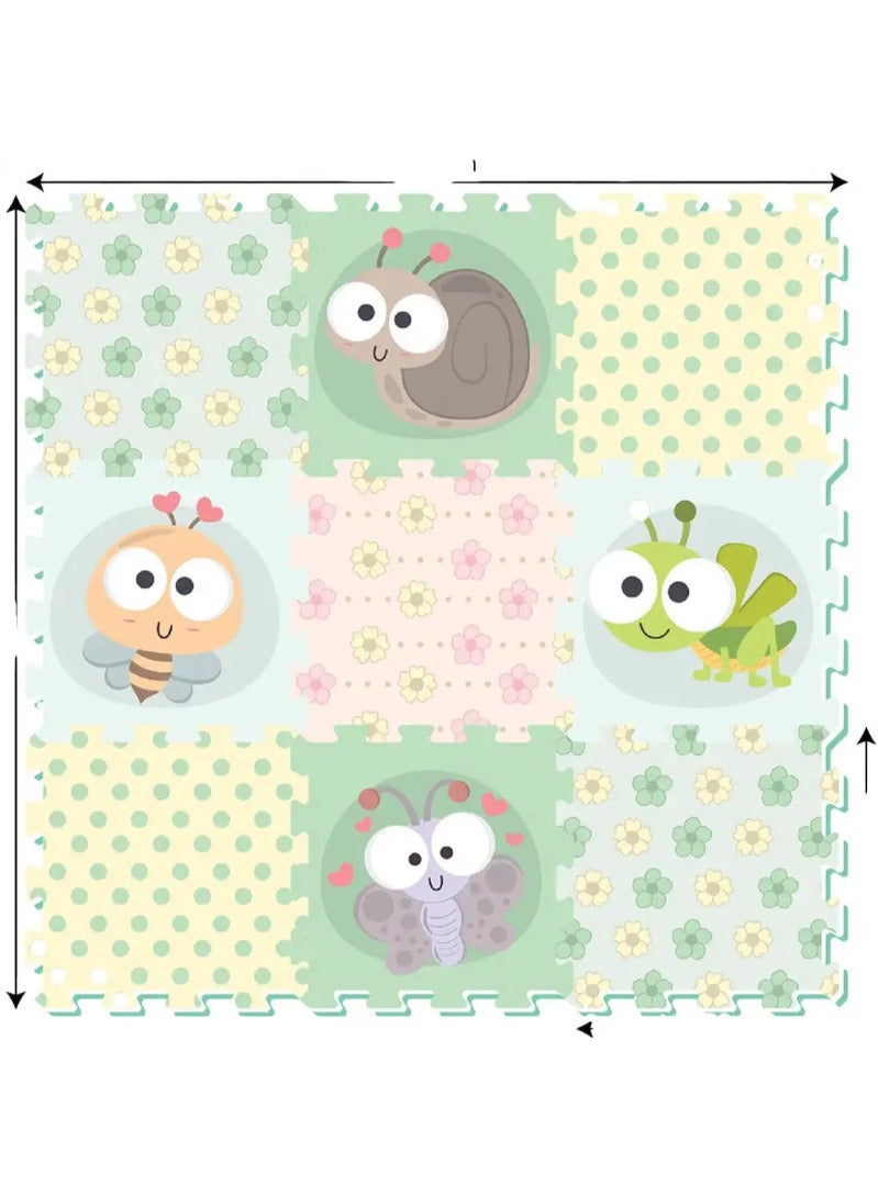 Sunta سجادة ألغاز عالم الحشرات من سونتا / 9 قطع - Image 1