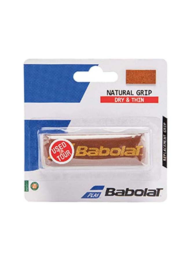 Babolat Natural Grip Leather Hand Protectors 670063 | Brown, Enhanced Palm Safety | Secure Fit for Weightlifting & Gymnastics | Prevents Calluses & Blisters | Durable Natural Feel - Image 2