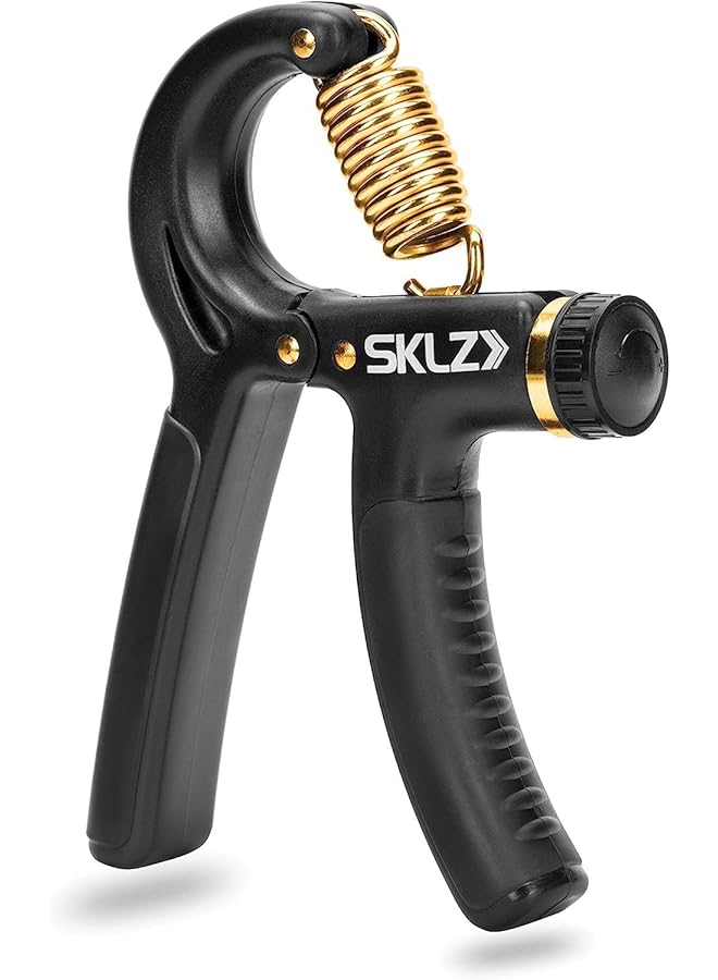 SKLZ Grip Strength Trainer Hand Exerciser Grip Strengthener Strength Training Equipment Adjustable Resistance Black 20 90Lb/9.07 40.82Kg - Image 1
