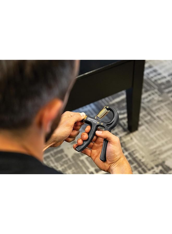 SKLZ Grip Strength Trainer Hand Exerciser Grip Strengthener Strength Training Equipment Adjustable Resistance Black 20 90Lb/9.07 40.82Kg - Image 5