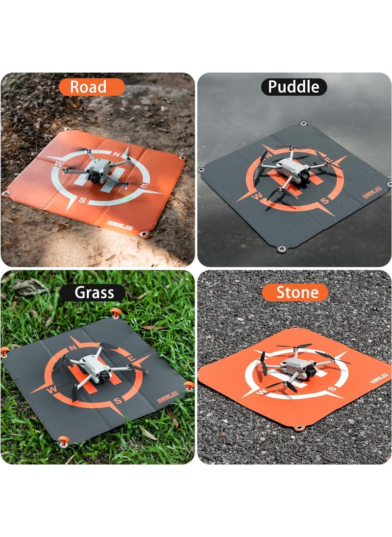 STARTRC STARTRC Drone Landing Pad Pro, Universal Waterproof Portable Fast-Foldable Helipad for DJI Neo/Mini 4 Pro/Mini 4K/Holy Stone/RC Quadcopters (22-inch/55cm)  - Image 3