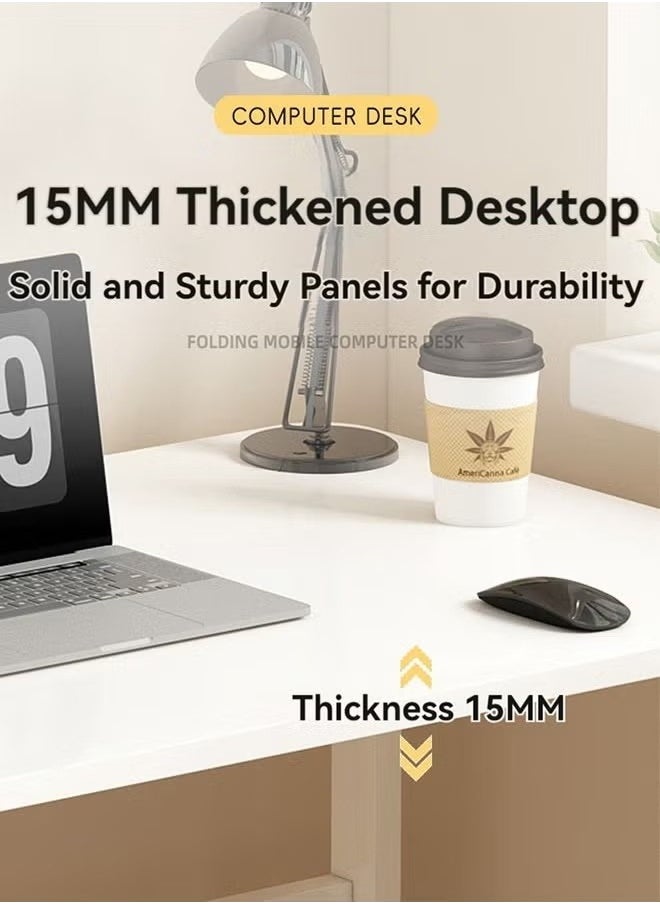 Game Table Folding Table Simple Home Office Desk Movable Computer Desk Add Thick Desktop Space-saving Folding Table Study Writing Desk Game Table for Small Spaces - pzsku/Z7D3F29C54952DDC9AB2FZ/45/_/1730346044/8bb75a99-9e39-408e-b15e-fd10959e7bf5