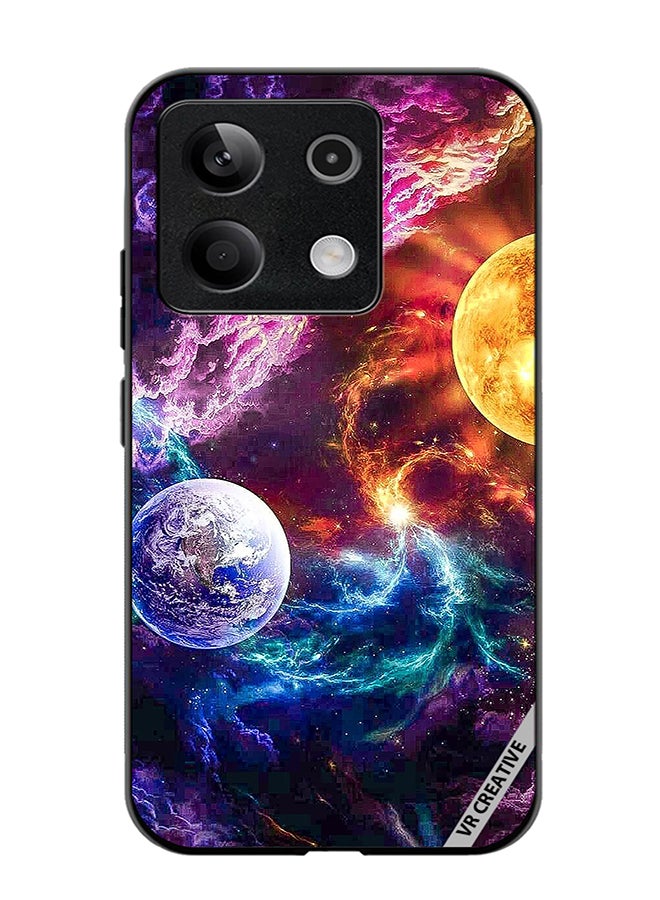 VR CREATIVE Protective Case Cover For Xiaomi Poco X6 Beautiful Galaxy Design Multicolour - Image 1