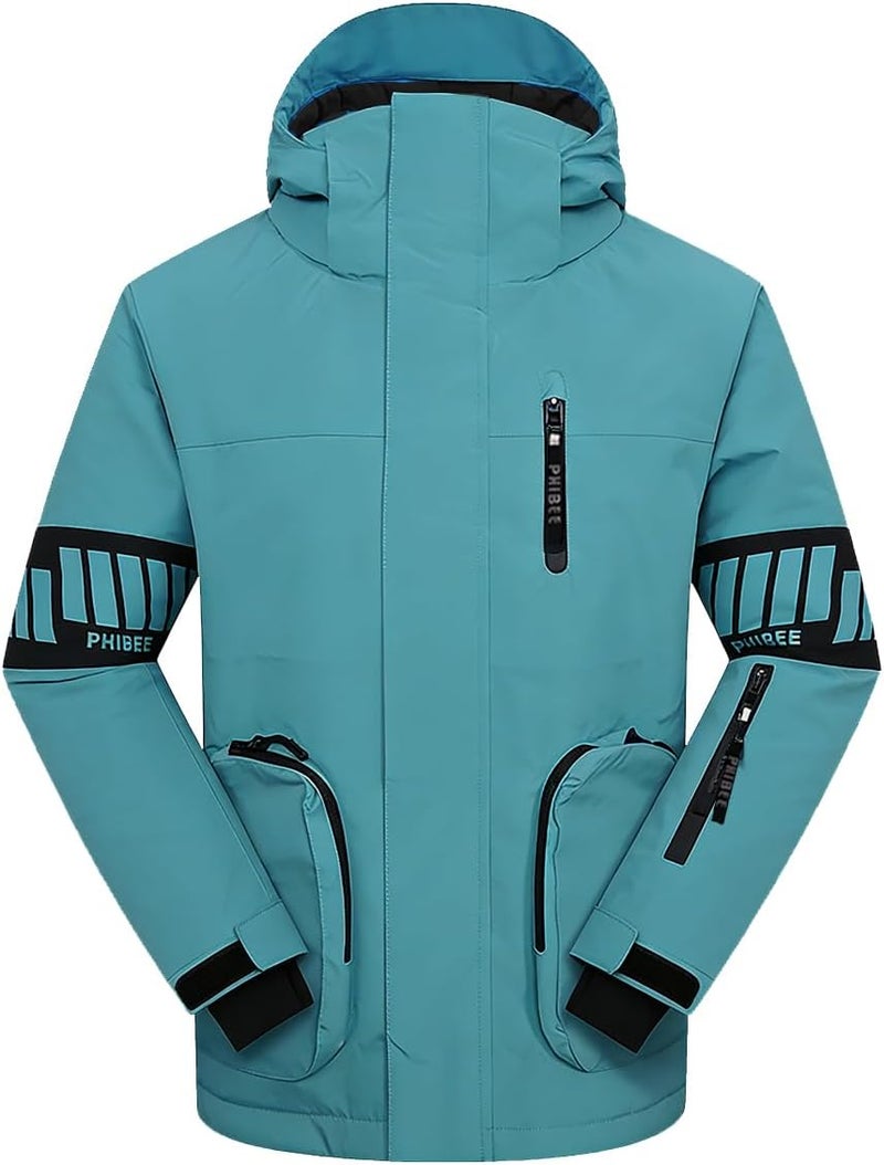 PHIBEE Store Big Boys' Waterproof Breathable Outdoor Warm Snowboard Ski Jacket - Image 1
