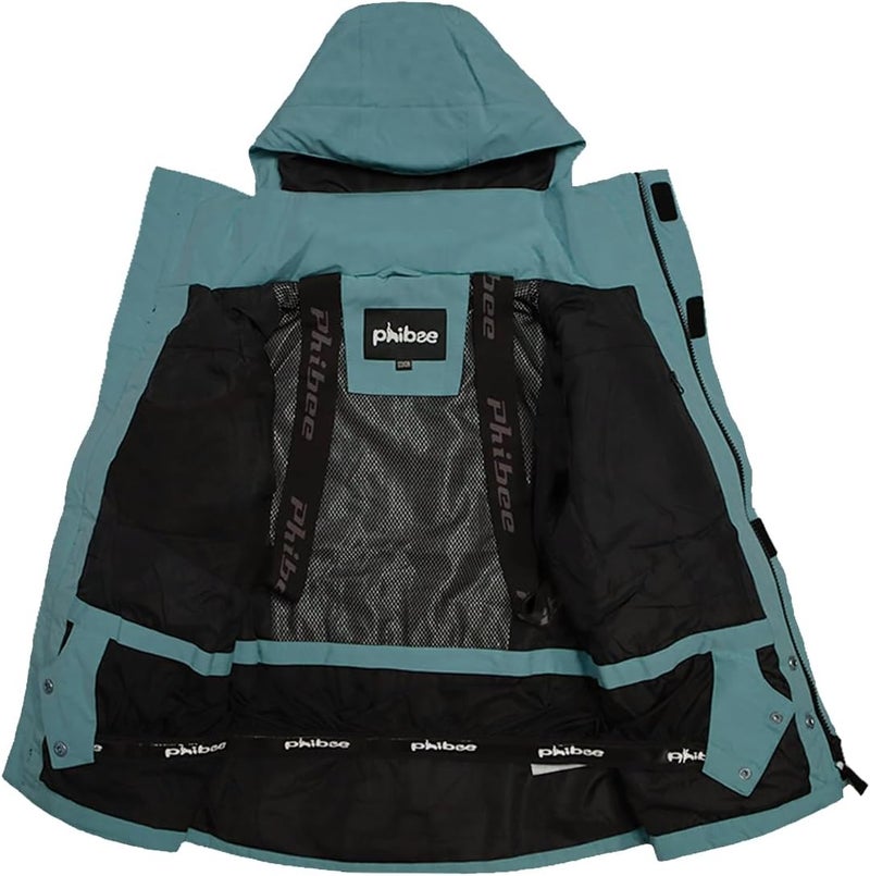 PHIBEE Store Big Boys' Waterproof Breathable Outdoor Warm Snowboard Ski Jacket - Image 3